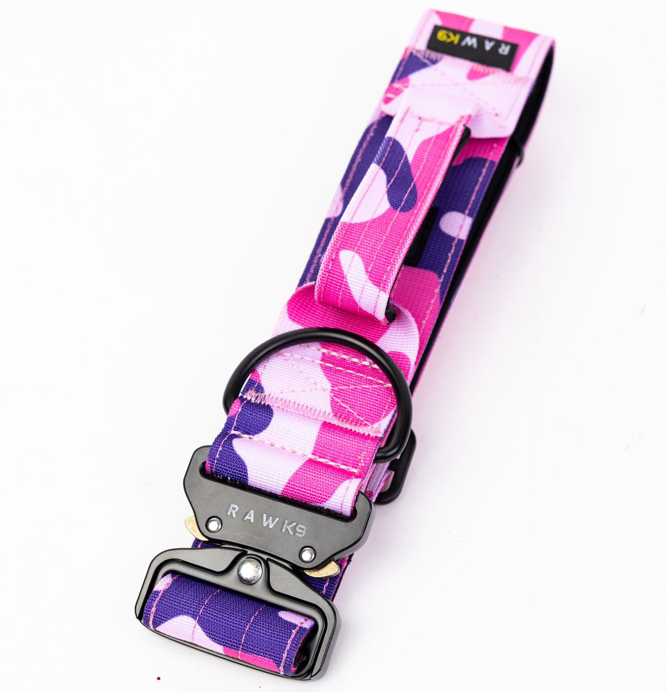 purple camouflage dog collar